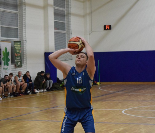 ,,TPA" žaidėjas Deividas Leonavičius (nuotraukoje nr. 18 mėlyni marškinėliai) buvo naudingiausias savo komandos žaidėjas. 